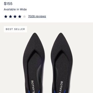 Rothy's Black Point II Flats